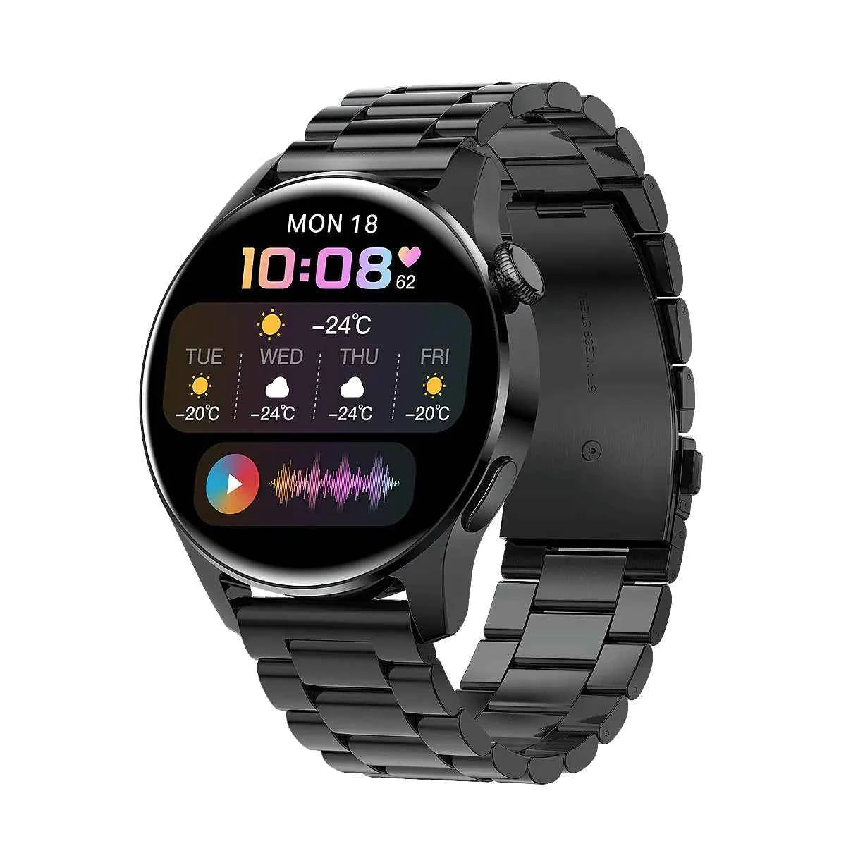 Bluetooth Music Player Sports Watch with Heart Rate Monitor